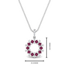 Load image into Gallery viewer, open-round-cluster-pink-sapphire-necklace-in-FDPD10454GSADRPI-NL-WG