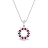 Load image into Gallery viewer, open-round-cluster-pink-sapphire-necklace-in-FDPD10454GSADRPI-NL-WG