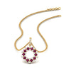 Load image into Gallery viewer, open-round-cluster-pink-sapphire-necklace-in-FDPD10454GSADRPI-NL-YG