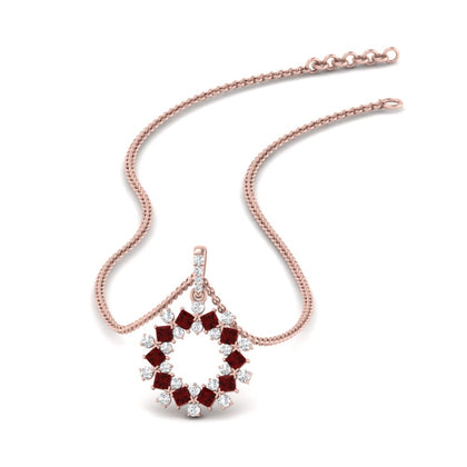 open-round-cluster-diamond-necklace-in-FDPD10454-NL-RG