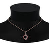 Load image into Gallery viewer, open-round-cluster-ruby-necklace-in-FDPD10454GRUDR-NL-RG