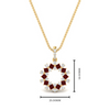 Load image into Gallery viewer, open-round-cluster-ruby-necklace-in-FDPD10454GRUDR-NL-YG