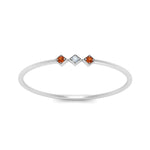 Load image into Gallery viewer, orange-sapphire-minimalist-3-stone-band-in-white-gold-FD9411RORGSAOR-NL-WG.jpg
