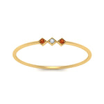 Load image into Gallery viewer, orange-sapphire-minimalist-3-stone-band-in-yellow-gold-FD9411RORGSAOR-NL-YG.jpg
