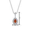 Load image into Gallery viewer, orange-sapphire-pear-shaped-double-halo-diamond-pendant-in-FDPD86826PE(6.0X4.0MM)GSAOR-NL-WG-GS