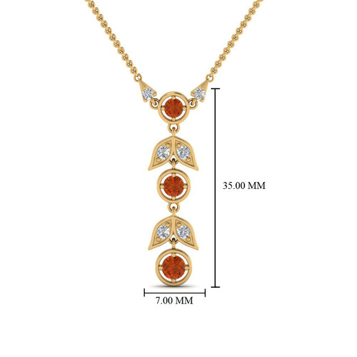 orange-sapphire-petal-diamond-drop-necklace-in-FDPD8598GSAORANGLE2-NL-YG