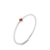 Load image into Gallery viewer, orange-sapphire-princess-stackable-ring-band-in-white-gold-FD9390PRRGSAOR-NL-WG.jpg