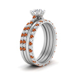 Load image into Gallery viewer, orange-sapphire-ring-with-multi-stack-band-in-FD9918ROGSAOR-NL-WG
