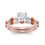 Load image into Gallery viewer, orange-sapphire-round-and-marquise-heart-bridal-wedding-rings-in-rose-gold-FD9398HT1GSAORANGLE5-NL-RG_898d6b84-bf35-4596-95f6-c42ba523f53f.jpg?v=1756378512
