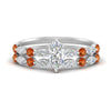 Load image into Gallery viewer, orange-sapphire-round-and-marquise-marquise-cut-bridal-wedding-rings-in-white-gold-FD9398MQ1GSAOR-NL-WG.jpg?v=1756378524
