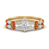 Load image into Gallery viewer, orange-sapphire-round-and-marquise-marquise-cut-bridal-wedding-rings-in-yellow-gold-FD9398MQ1GSAOR-NL-YG.jpg?v=1756378524