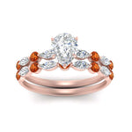 Load image into Gallery viewer, orange-sapphire-round-and-marquise-pear-bridal-wedding-rings-in-rose-gold-FD9398PE1GSAORANGLE5-NL-RG_2dfb4d43-028d-4e02-802f-b5dca219dd69.jpg?v=1756378588