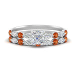 Load image into Gallery viewer, orange-sapphire-round-and-marquise-princess-cut-bridal-wedding-rings-in-white-gold-FD9398PR1GSAOR-NL-WG.jpg?v=1756378599
