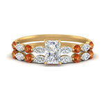 Load image into Gallery viewer, orange-sapphire-round-and-marquise-radiant-bridal-wedding-rings-in-yellow-gold-FD9398RA1GSAOR-NL-YG.jpg?v=1756378624
