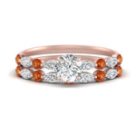 Load image into Gallery viewer, orange-sapphire-round-and-marquise-round-bridal-wedding-rings-in-rose-gold-FD9398RO1GSAOR-NL-RG_b605e042-9d91-466d-8b08-47c23c6254fb.jpg?v=1756378663
