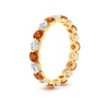 Load image into Gallery viewer, 2 Carat Round Cut Shared Prong Eternity Ring