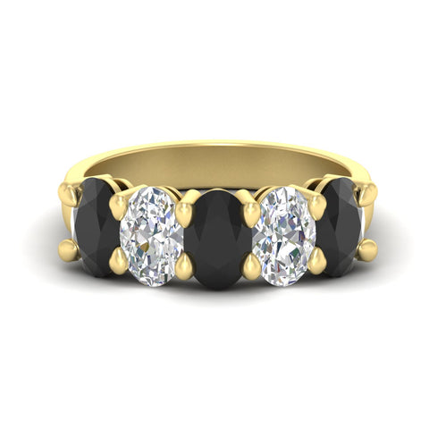 oval-5-stone-wedding-band-black-diamond-4-carat-in-yellow-gold-fdwb8008ovblacksleep-4.00ct-nl-yg.jpg