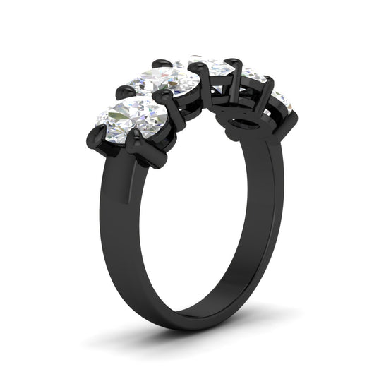 oval-5-stone-wedding-band-diamond-4-carat-in-black-gold-fdwb8008ovangle2-4.00ct-nl-bg