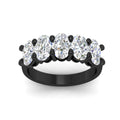 Thumbnail 93 - oval-5-stone-wedding-band-diamond-4-carat-in-black-gold-fdwb8008ovangle5-4.00ct-nl-bg