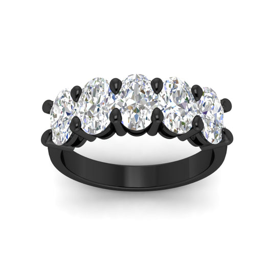 oval-5-stone-wedding-band-diamond-4-carat-in-black-gold-fdwb8008ovangle5-4.00ct-nl-bg