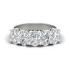Load image into Gallery viewer, oval-5-stone-wedding-band-diamond-4-carat-in-white-gold-fdwb8008ovsleep-4.00ct-nl-wg.jpg