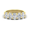 Load image into Gallery viewer, oval-5-stone-wedding-band-diamond-4-carat-in-yellow-gold-fdwb8008ovsleep-4.00ct-nl-yg.jpg