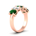 Thumbnail 19 - oval-5-stone-wedding-band-emerald-4-carat-in-rose-gold-fdwb8008ovgemgrangle2-4.00ct-nl-rg.jpg