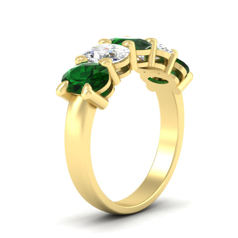 oval-5-stone-wedding-band-emerald-4-carat-in-yellow-gold-fdwb8008ovgemgrangle2-4.00ct-nl-yg.jpg