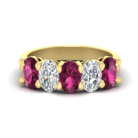 oval-5-stone-wedding-band-pink-sapphire-4-carat-in-yellow-gold-fdwb8008ovgsadrpisleep-4.00ct-nl-yg.jpg