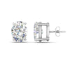 Load image into Gallery viewer, Stud Mens Earring Basket Oval Shaped
