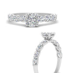 Load image into Gallery viewer, Oval Accented Cushion Cut Engagement Ring
