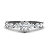 Load image into Gallery viewer, Oval Accented Heart Shaped Engagement Ring