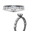 Load image into Gallery viewer, Oval Accented Heart Shaped Engagement Ring