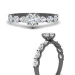 Load image into Gallery viewer, Oval Accented Heart Shaped Engagement Ring
