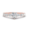 Load image into Gallery viewer, Oval Accented Heart Shaped Engagement Ring