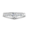 Load image into Gallery viewer, Oval Accented Heart Shaped Engagement Ring
