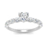 Load image into Gallery viewer, Oval Accented Heart Shaped Engagement Ring