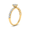 Load image into Gallery viewer, Oval Accented Heart Shaped Engagement Ring