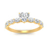 Load image into Gallery viewer, Oval Accented Heart Shaped Engagement Ring