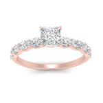 Load image into Gallery viewer, Oval Accented Princess Cut Engagement Ring
