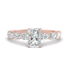 Load image into Gallery viewer, Oval Accented Radiant Cut Engagement Ring