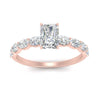 Load image into Gallery viewer, Oval Accented Radiant Cut Engagement Ring