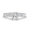 Load image into Gallery viewer, Oval Accented Radiant Cut Engagement Ring