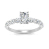 Load image into Gallery viewer, Oval Accented Radiant Cut Engagement Ring