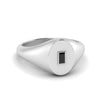 Load image into Gallery viewer, Gold Baguette Signet Ring