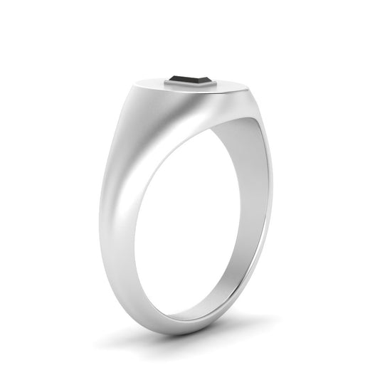 Gold Baguette Signet Ring