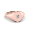 Load image into Gallery viewer, Gold Baguette Signet Ring