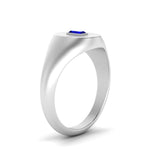 Load image into Gallery viewer, Gold Baguette Signet Ring
