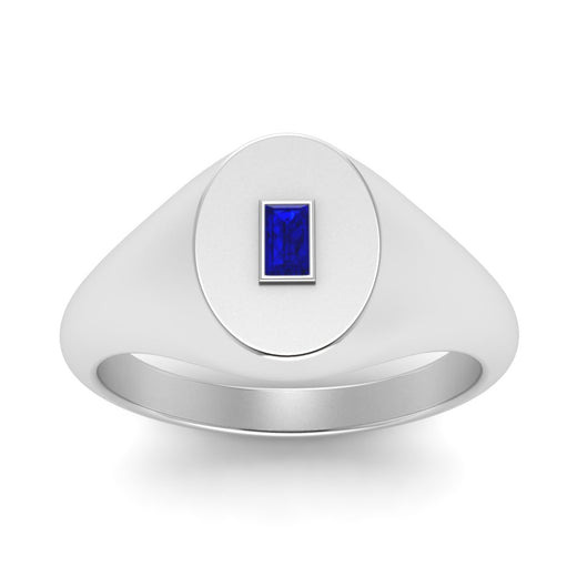 Gold Baguette Signet Ring