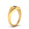 Load image into Gallery viewer, Gold Baguette Signet Ring